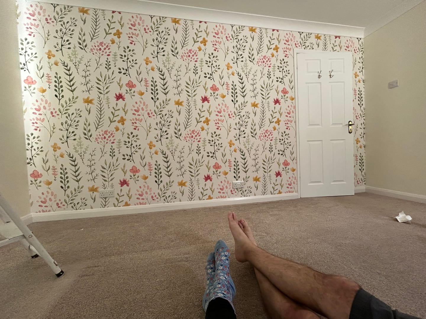 Customer photo review of Rosanna - Watercolor Flower and Plants Wallpaper