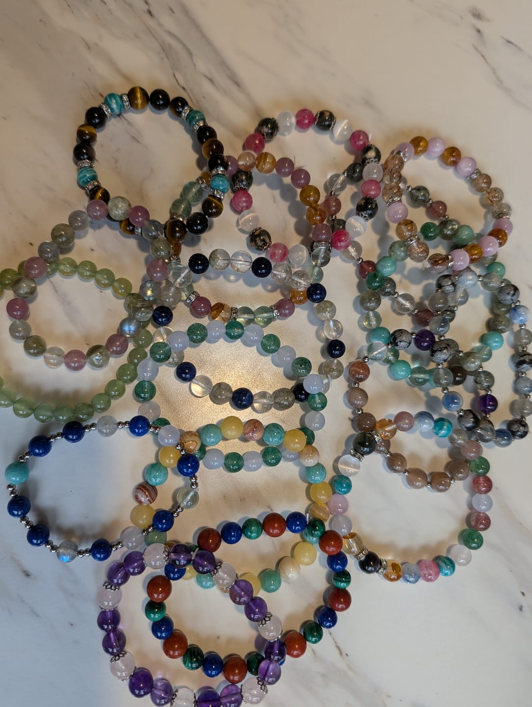 Customer photo review of Kiki Crystal DIY Beads Mystery Capsules – Collect, Match & Create Your Own Bracelet！✨