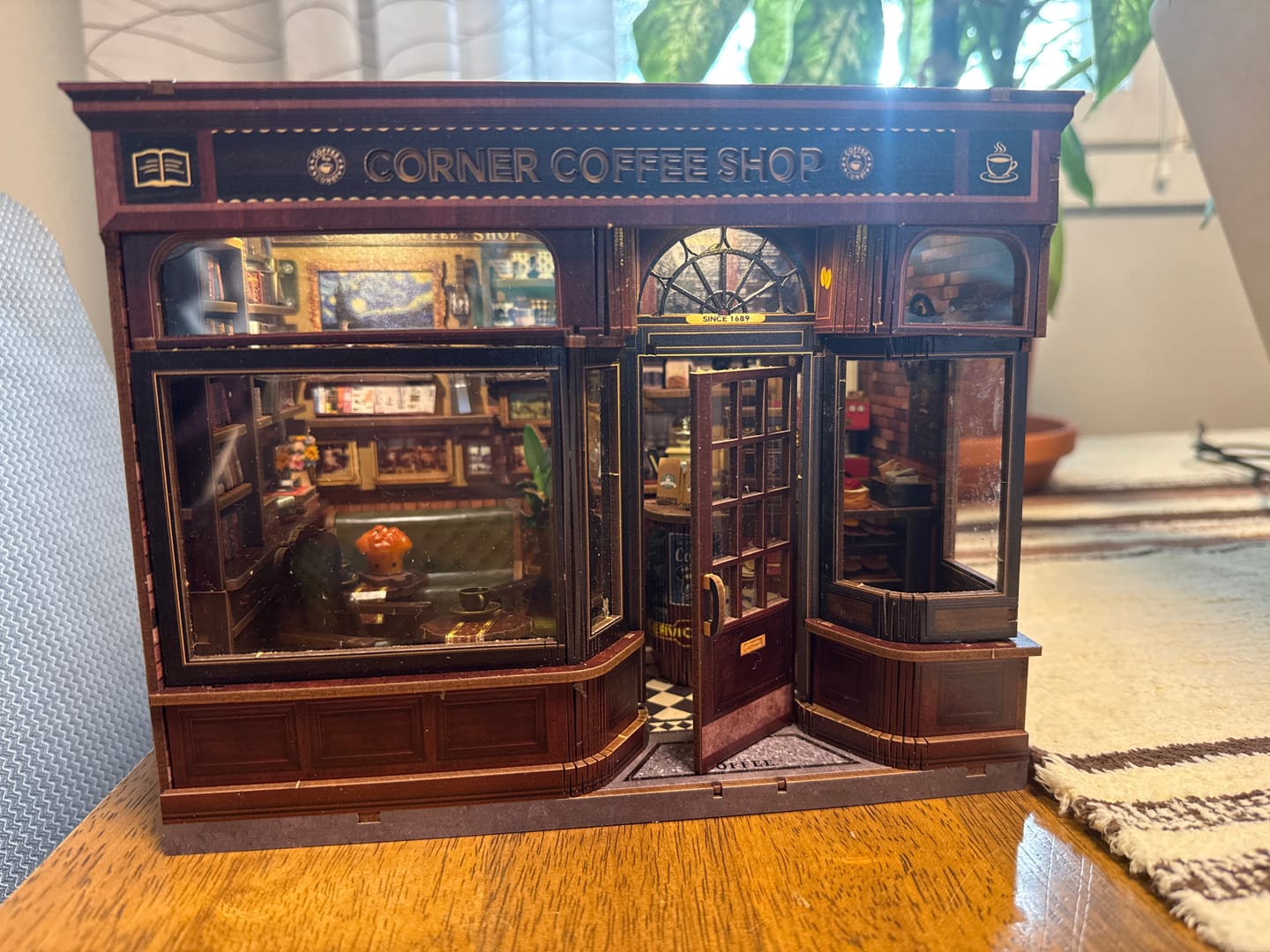 Customer photo review of Corner Tavern DIY Miniature House Kit