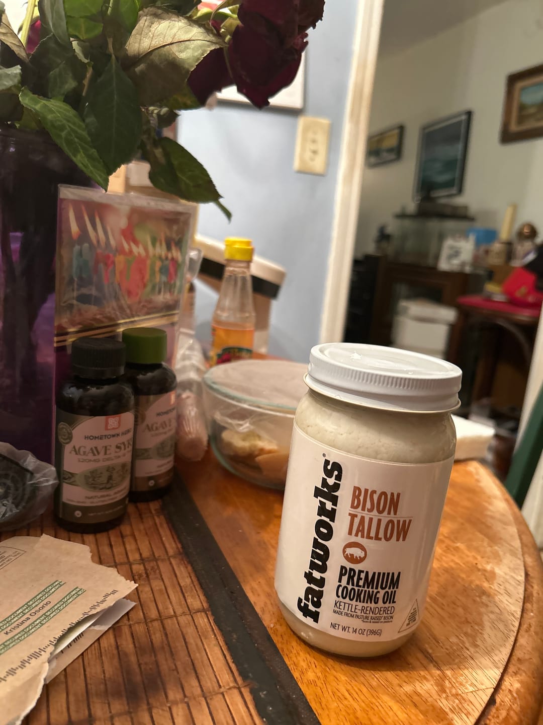 Customer photo review of Pasture Raised Bison Tallow a.k.a. Thunderfat (14 oz)