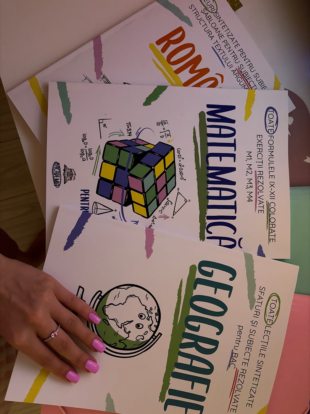 Customer photo review of Pachet Bacalaureat (Română + Matematică + Geografie) Bacademia