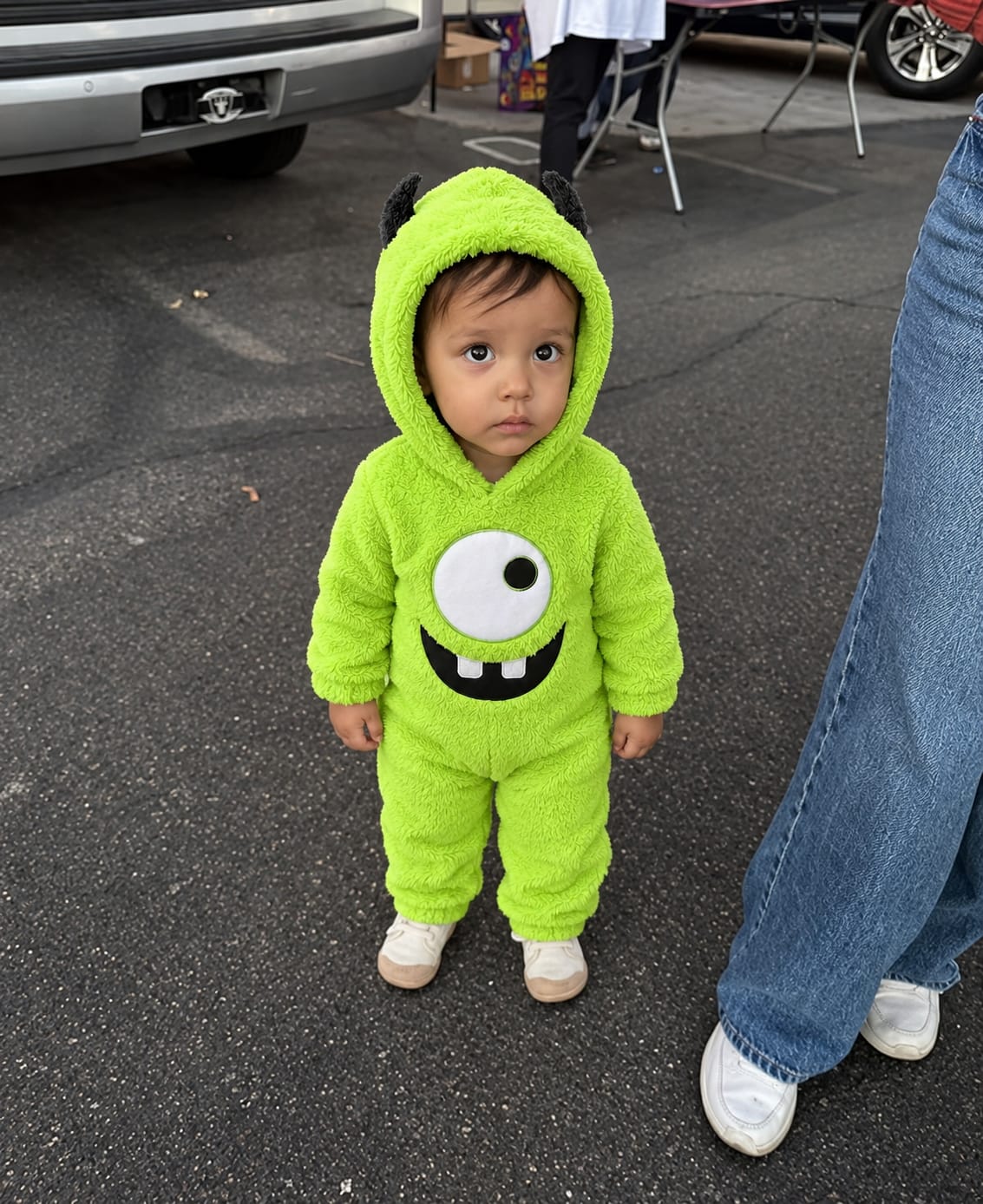 Customer photo review of CozyCuties™ Baby & Toddler Monster Jumpsuit