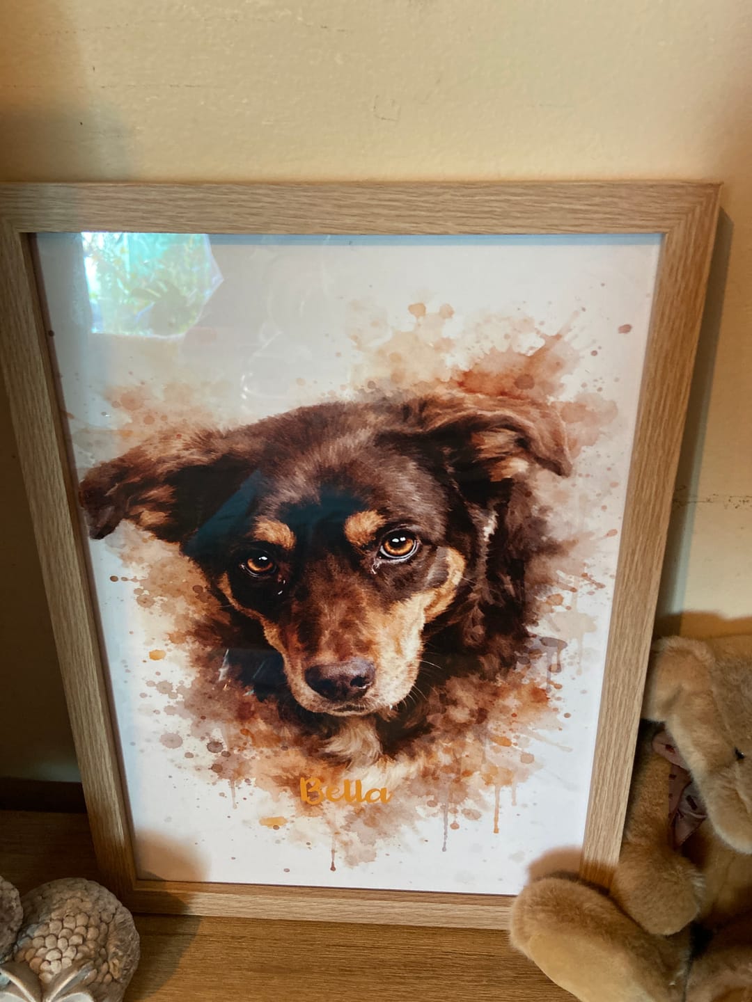 Customer photo review of Personalised Poster - Charcoal