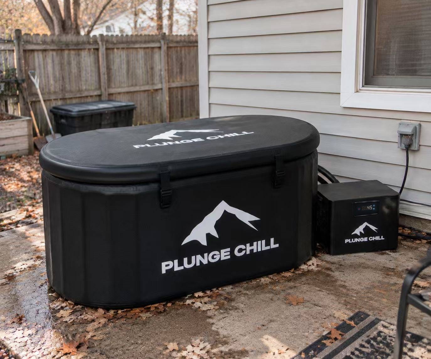 Customer photo review of Cold Plunge Chiller + Pro Tub