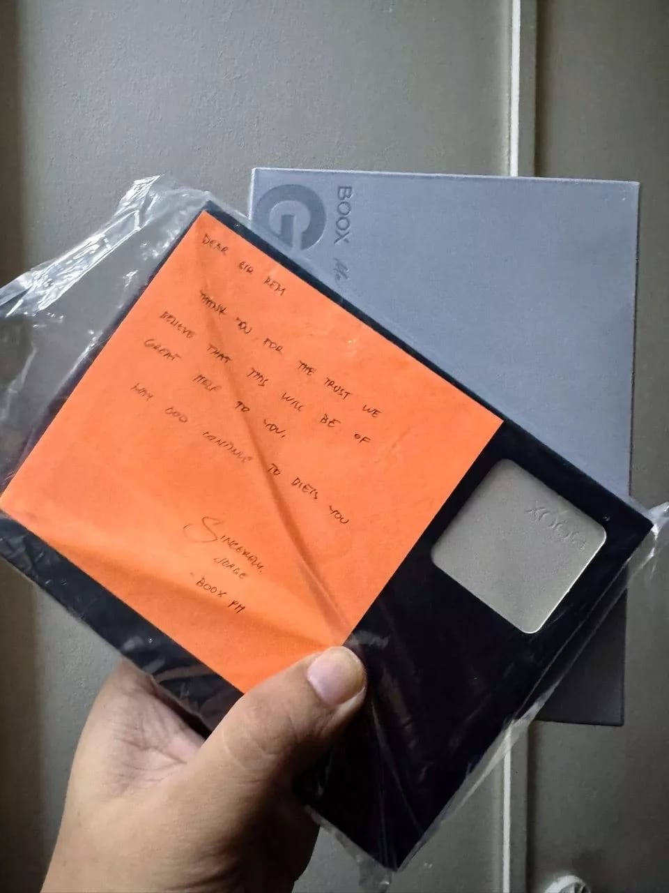 Customer photo review of BOOX Go 6 E-ink Device Tablet
