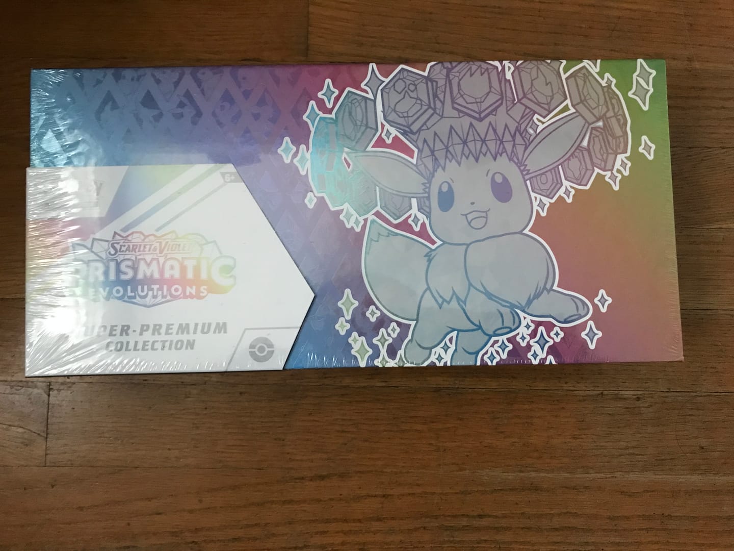 Customer photo review of Prismatic Evolutions Super-Premium Collection - SV: Prismatic Evolutions