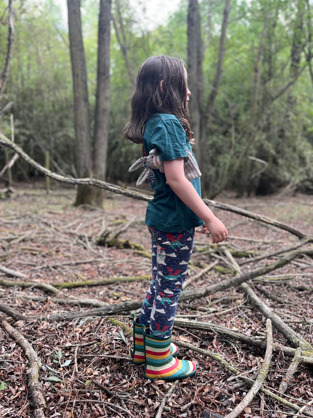 Customer photo review of Rainbow Classic Natural Rubber Rain Boots