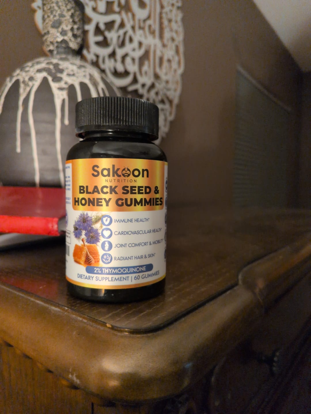 Customer photo review of Black Seed Oil Gummies with Honey | Halal, High-Thymoquinone | Sakoon