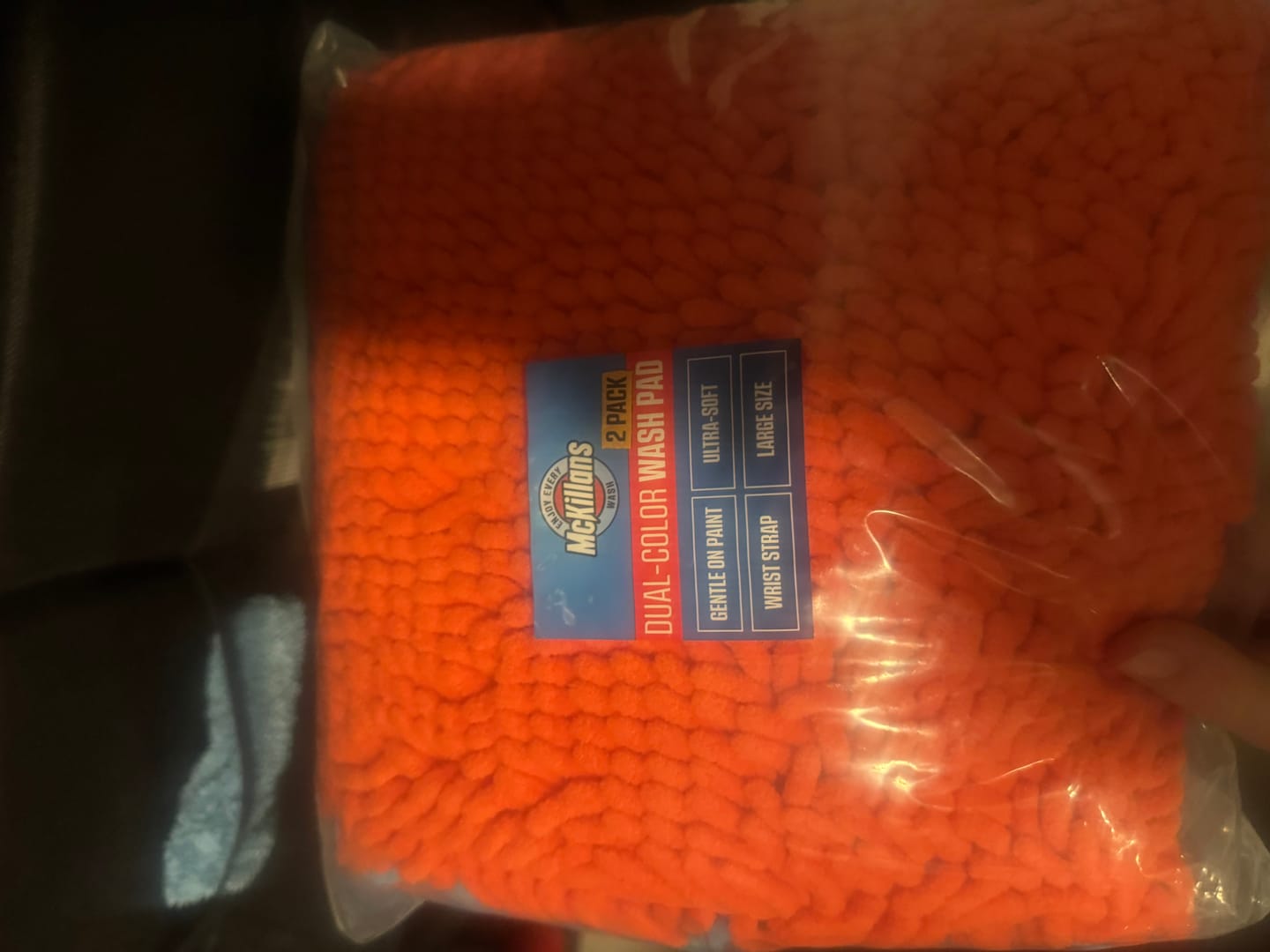 Customer photo review of McKillans® Dual-Color Chenille Wash Pad (Pack of 2)