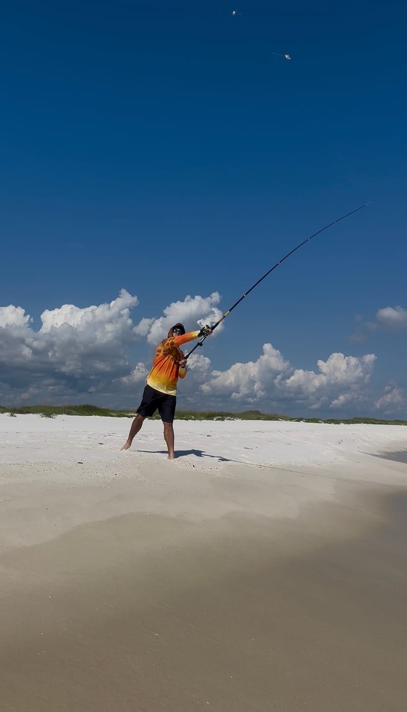 Customer photo review of Golden Trout Sport Tec Hooded Long Sleeve – Men's
