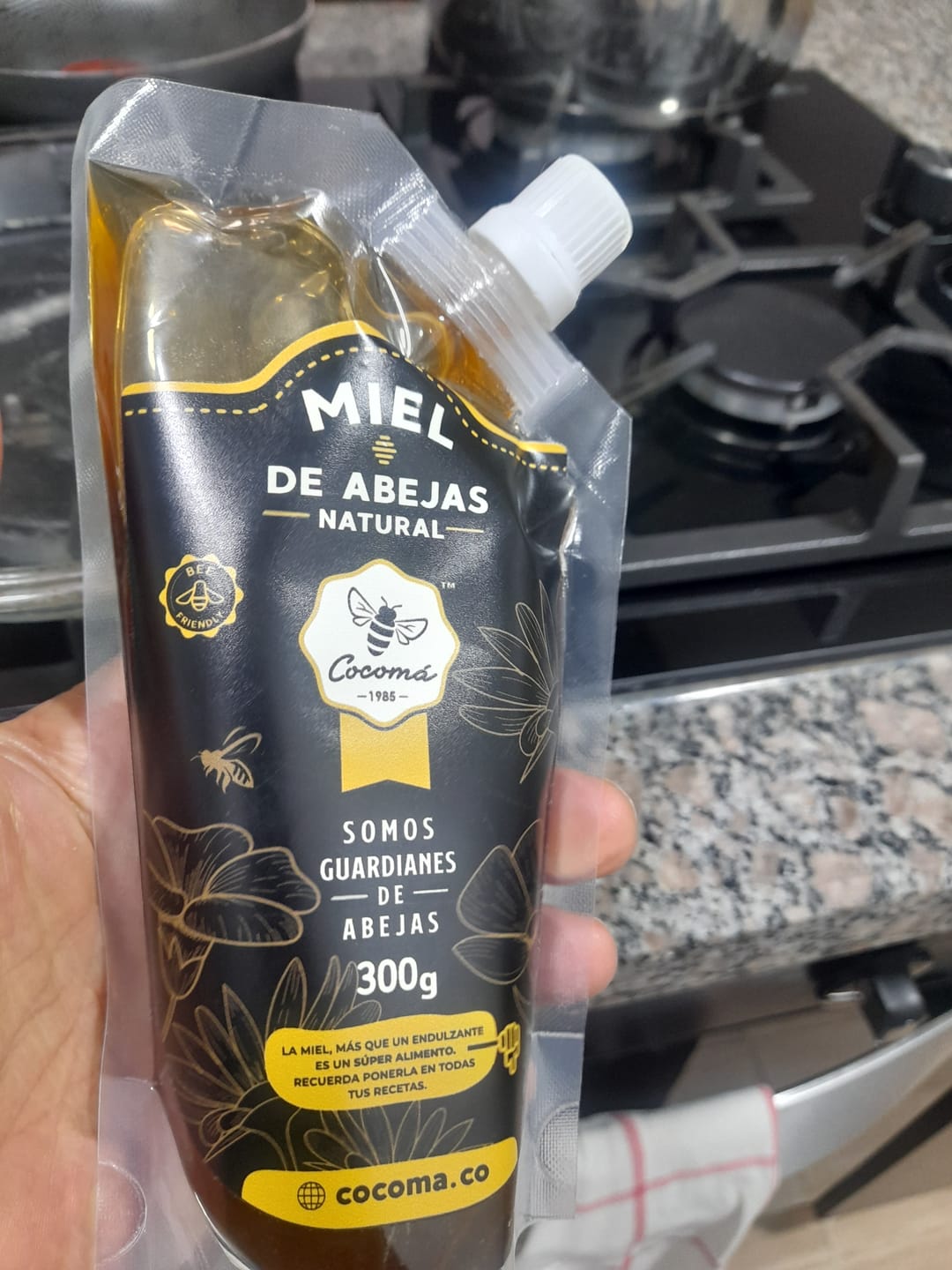 Customer photo review of Miel de abejas tradicional (Doy Pack)