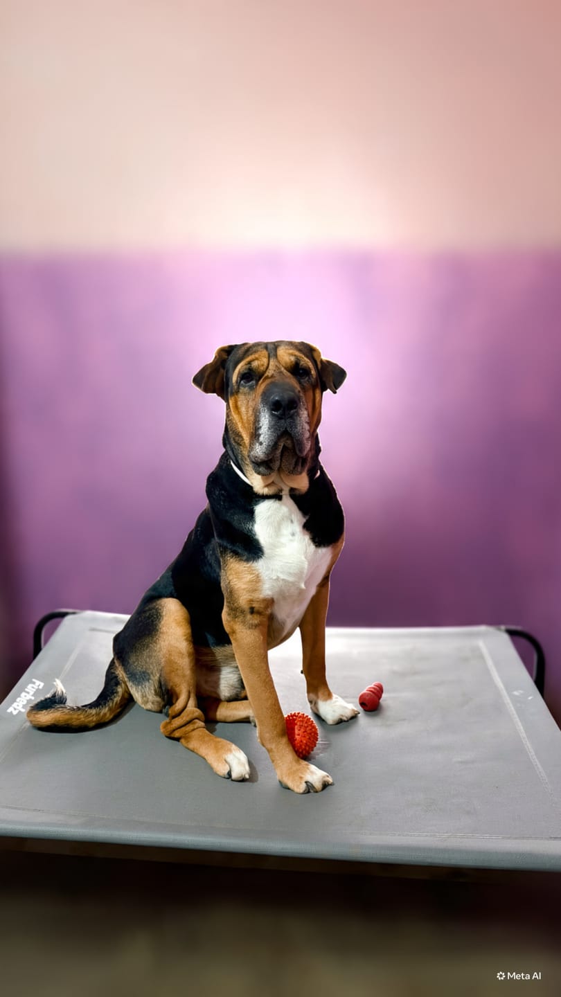 Customer photo review of Cama Elevada para Perros