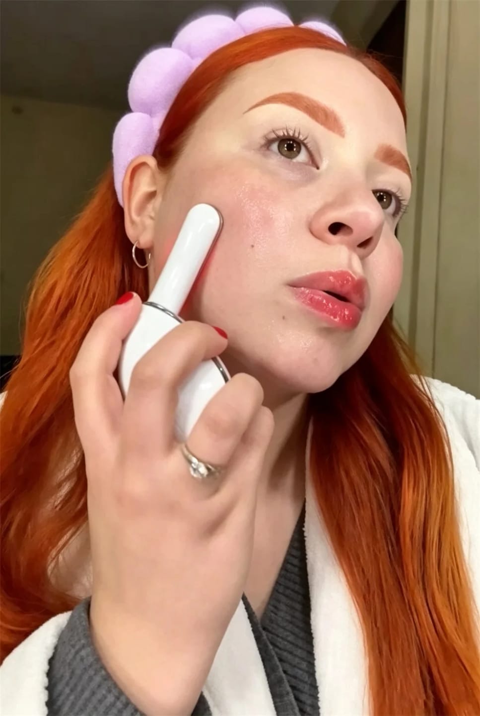 Customer photo review of Masajeador Facial cara y cuello