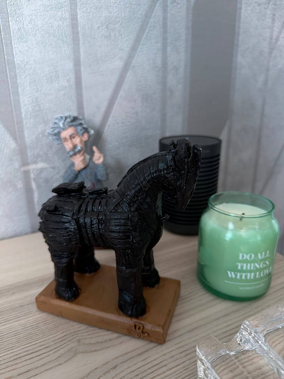 Customer photo review of Truva Atı Heykeli | Troya Savaşı Müze Replikası | Antik Yunan Mitolojisi Dekoru | ArkeoArt
