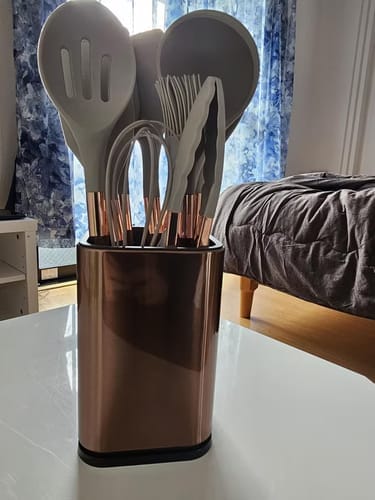 Customer photo review of Silicone Cooking Utensil Set