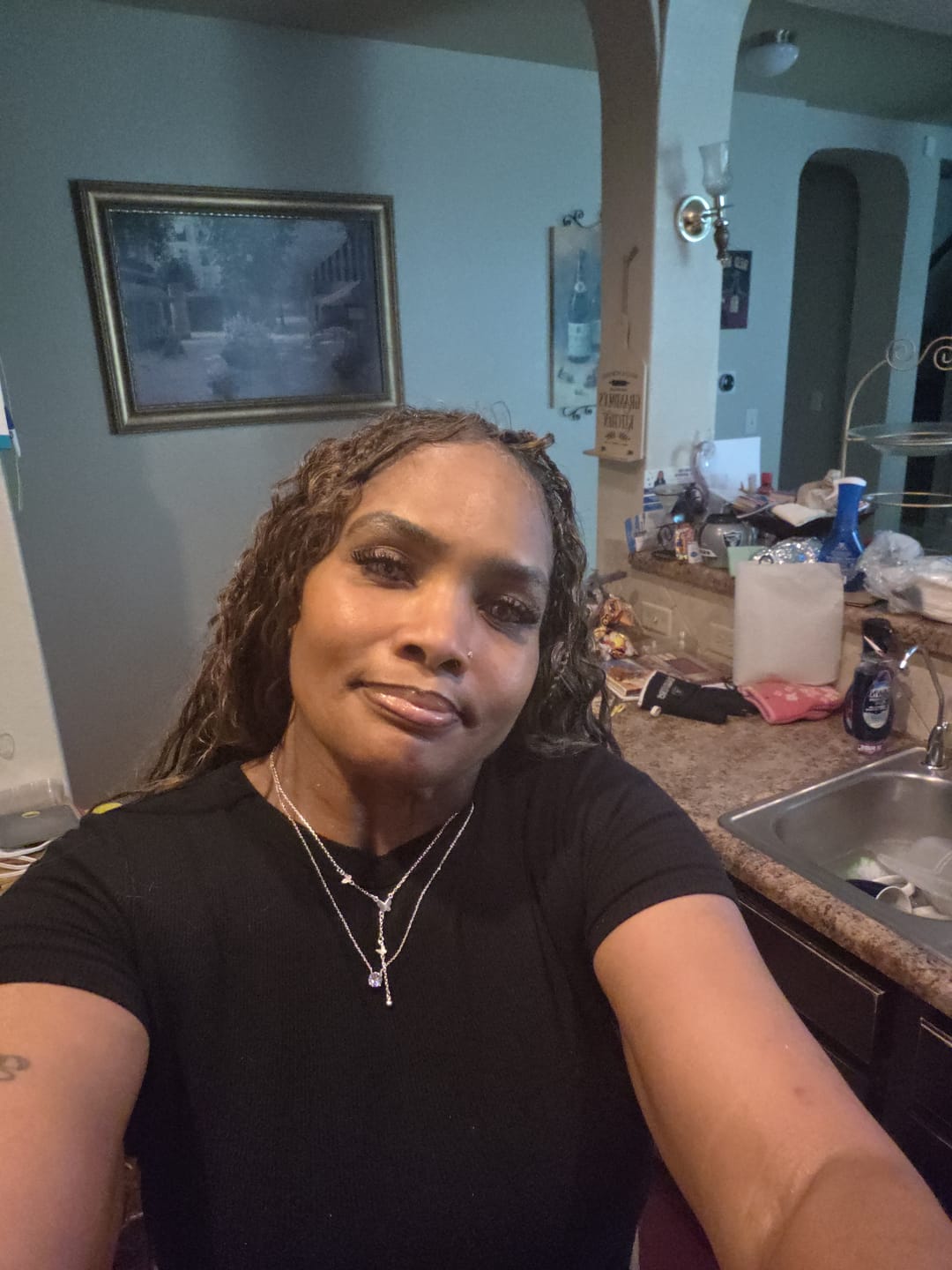 Customer photo review of Cyrene Honey Green Colored Contact Lenses