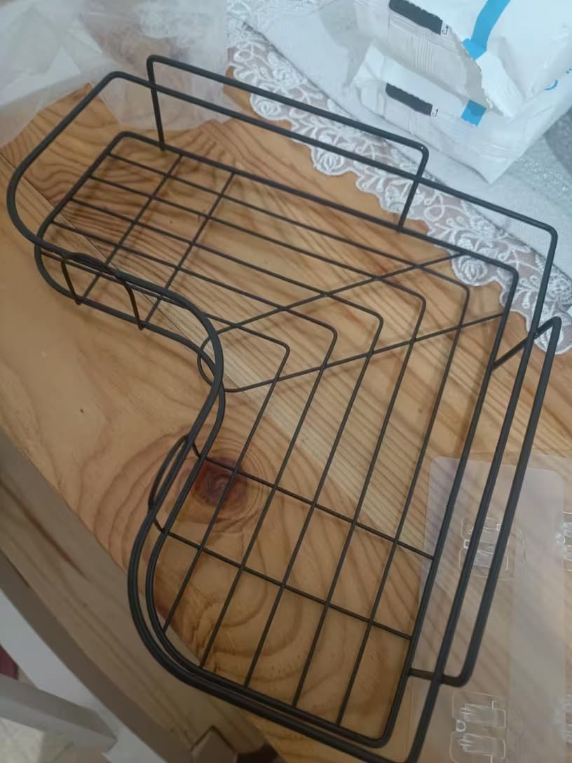 Customer photo review of EckoShelf | Duschablage Ecke ohne Bohren