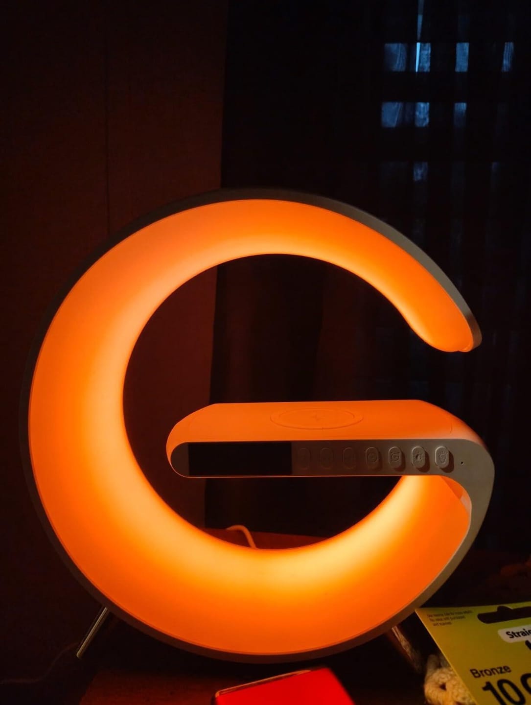 Customer photo review of Lumina Living G-Shaped Smart Lamp & Charger