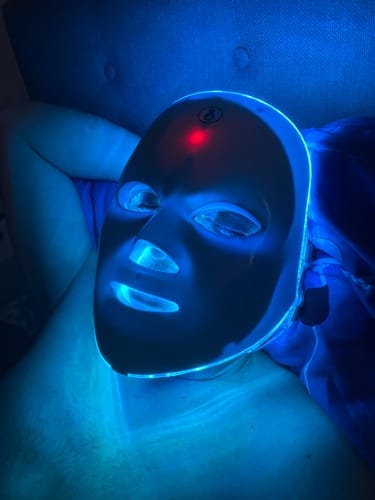 Customer photo review of LED Face Mask | Medical Grade LED's