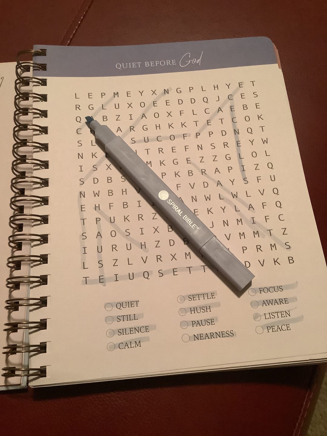 Customer photo review of Spiral Bible™ Highlighter Pack