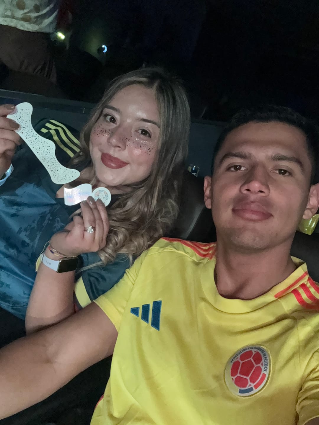 Customer photo review of Stickers Temporales para Apoyar la Tricolor - Nipskin®