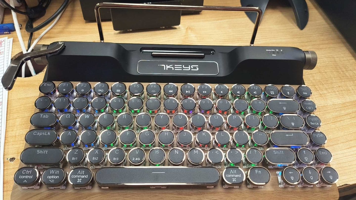 Customer photo review of Classic Typewriter Keyboard