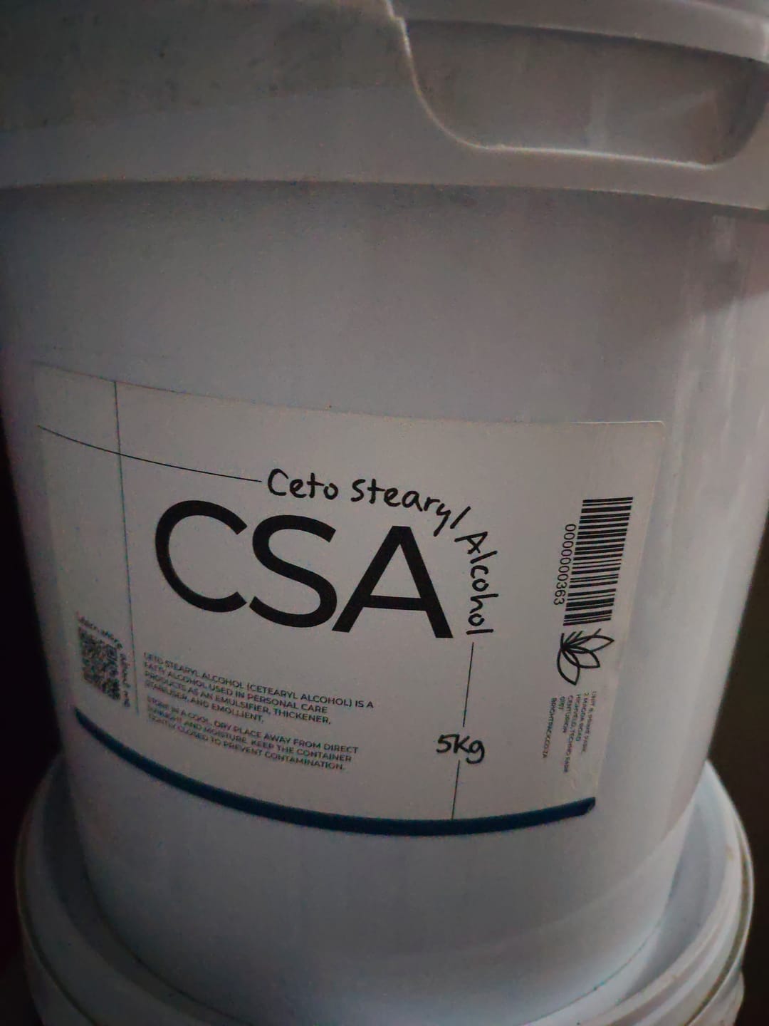 Customer photo review of Ceto Stearyl Alcohol (Cetearyl Alcohol)
