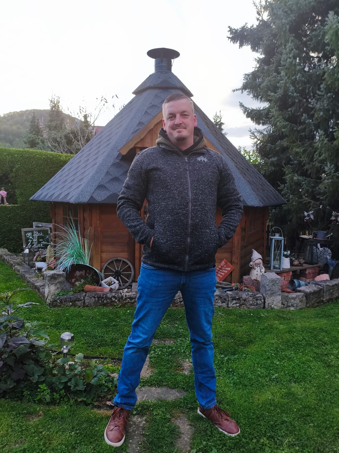 Customer photo review of Holzbrüder® Strickfleece Jacke / black