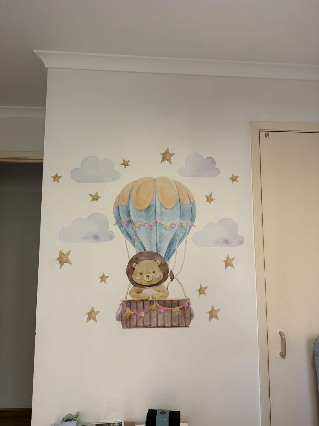 Customer photo review of Lions Adventure - Nursery Wall Decal