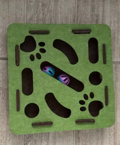 Customer photo review of Pawvly ™ - Cat Puzzle Box