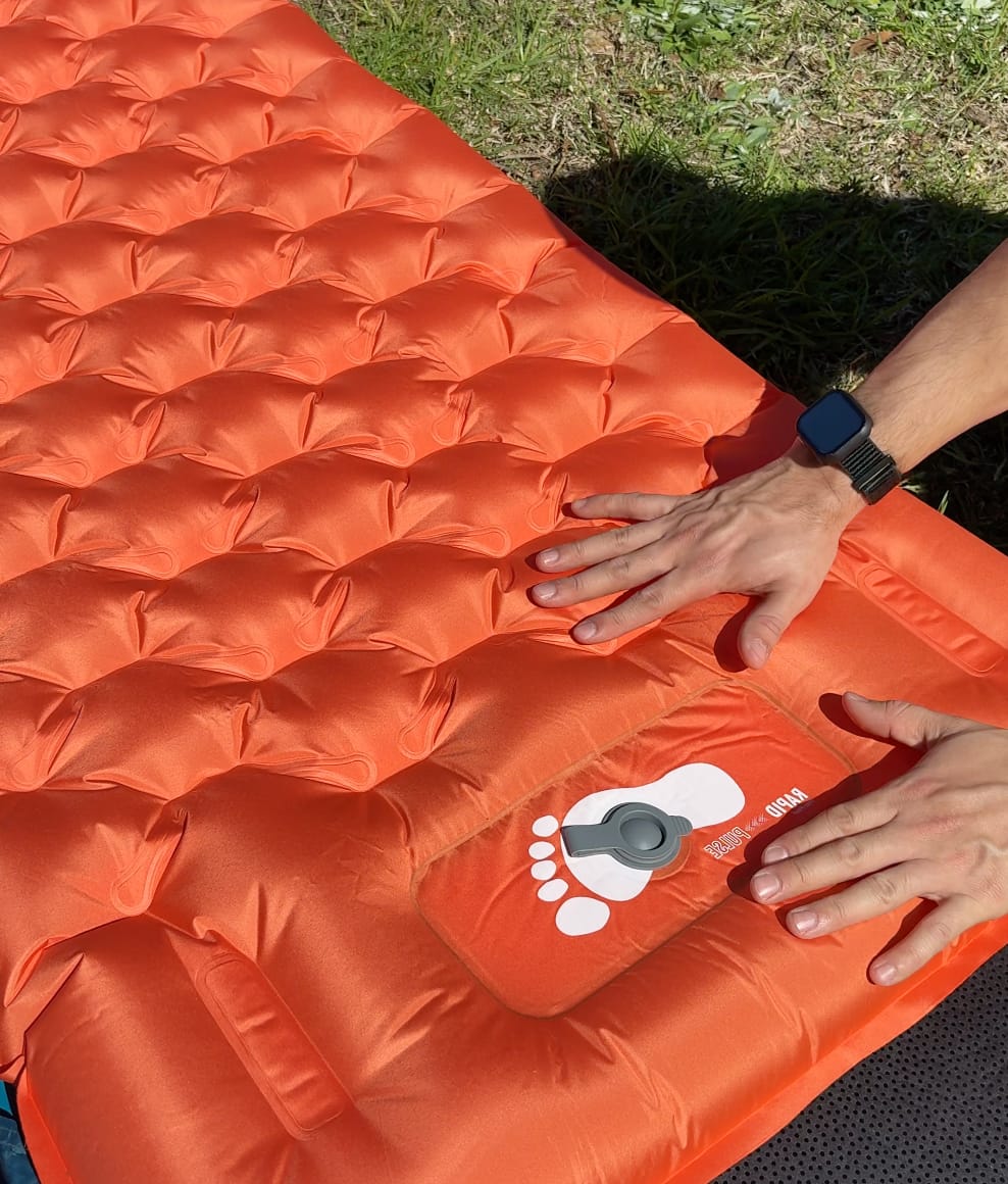 Customer photo review of Double Helix Sleeping Pad