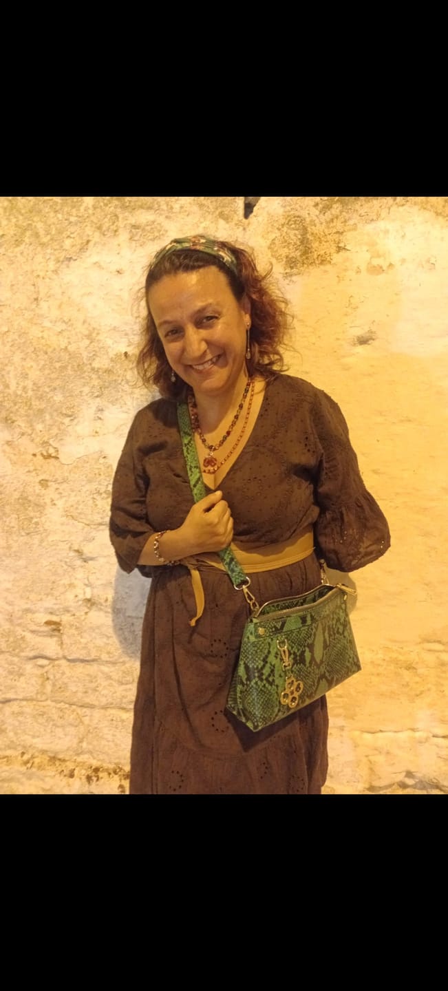 Customer photo review of BRACCIALE CANDY MARRONE/GIALLO