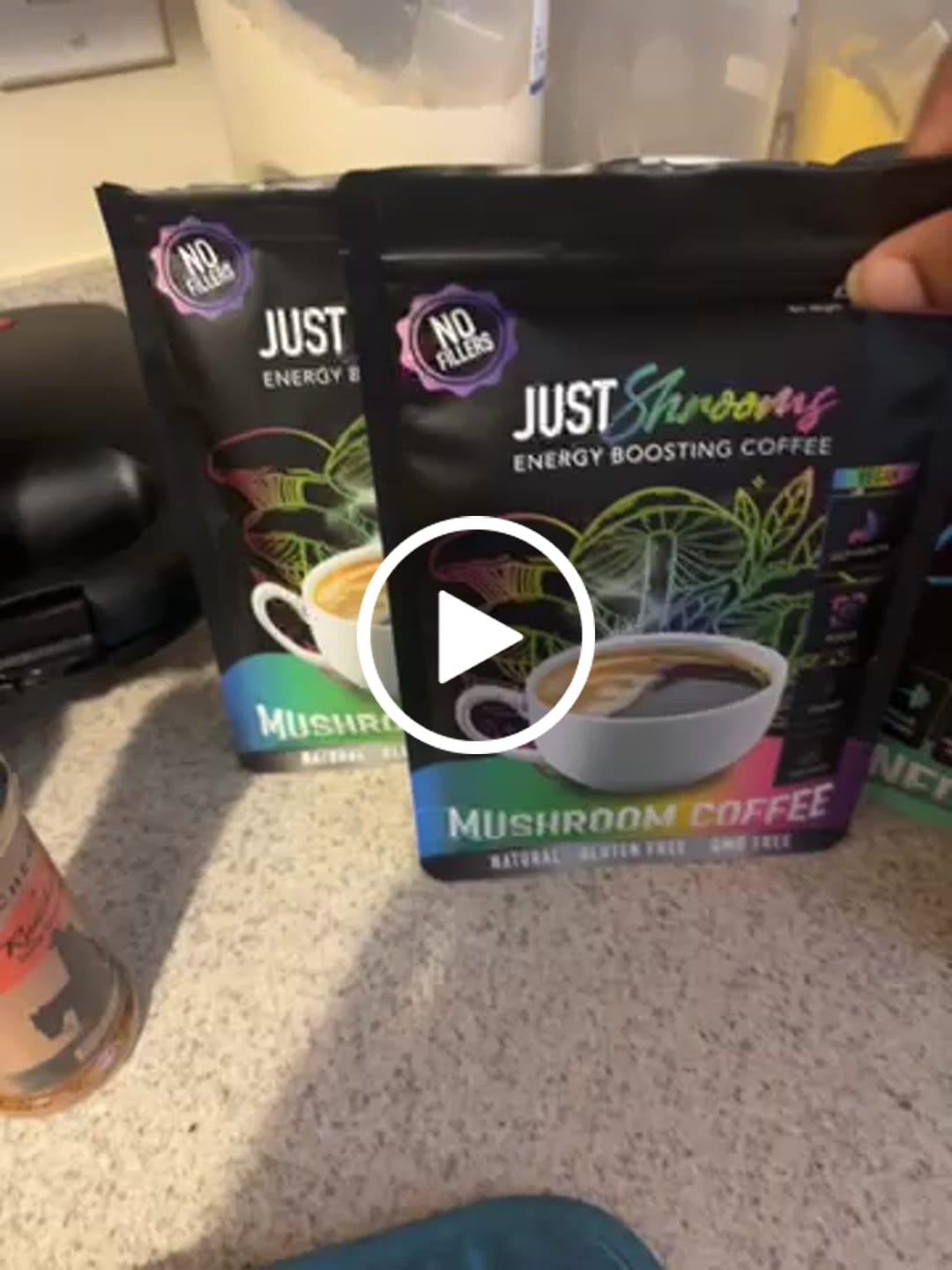 Customer video review of Just Shrooms Mushroom Coffee BUNDLE