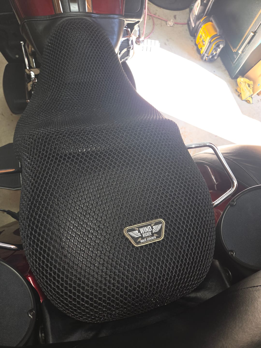 Customer photo review of Wind Rider Seat Cover