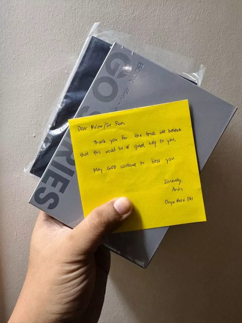 Customer photo review of BOOX Go 6 E-ink Device Tablet