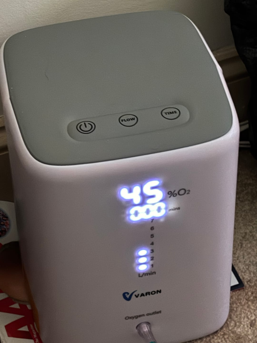 Customer photo review of VARON VH-3 | Continuous Flow Home Oxygen Concentrator (1-7 settings)