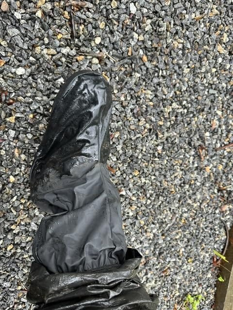 Customer photo review of Nayori™ Waterproof Shoe Covers – Stay Dry Outdoors