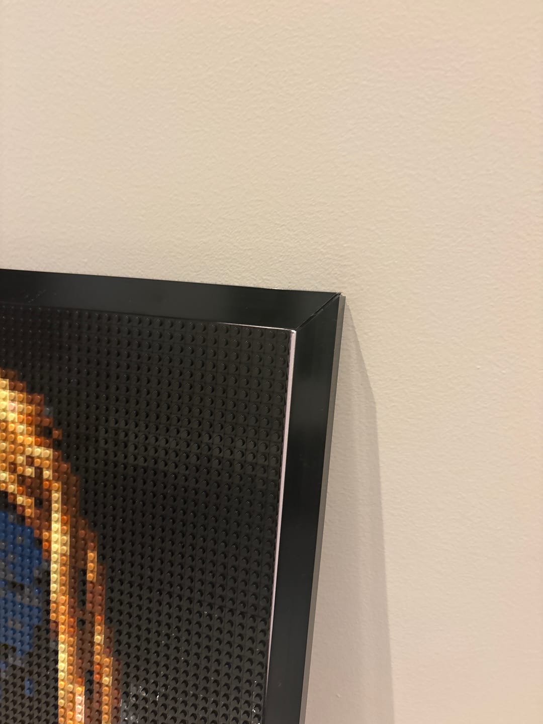 Customer photo review of Aluminium Frame - suitable for brick mosaics using 24x24 studs baseplates