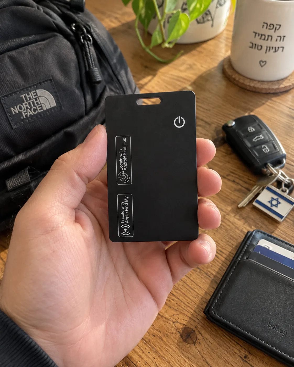 Customer photo review of TYVEXO™ Smart Tracking Card - כרטיס איתור חכם
