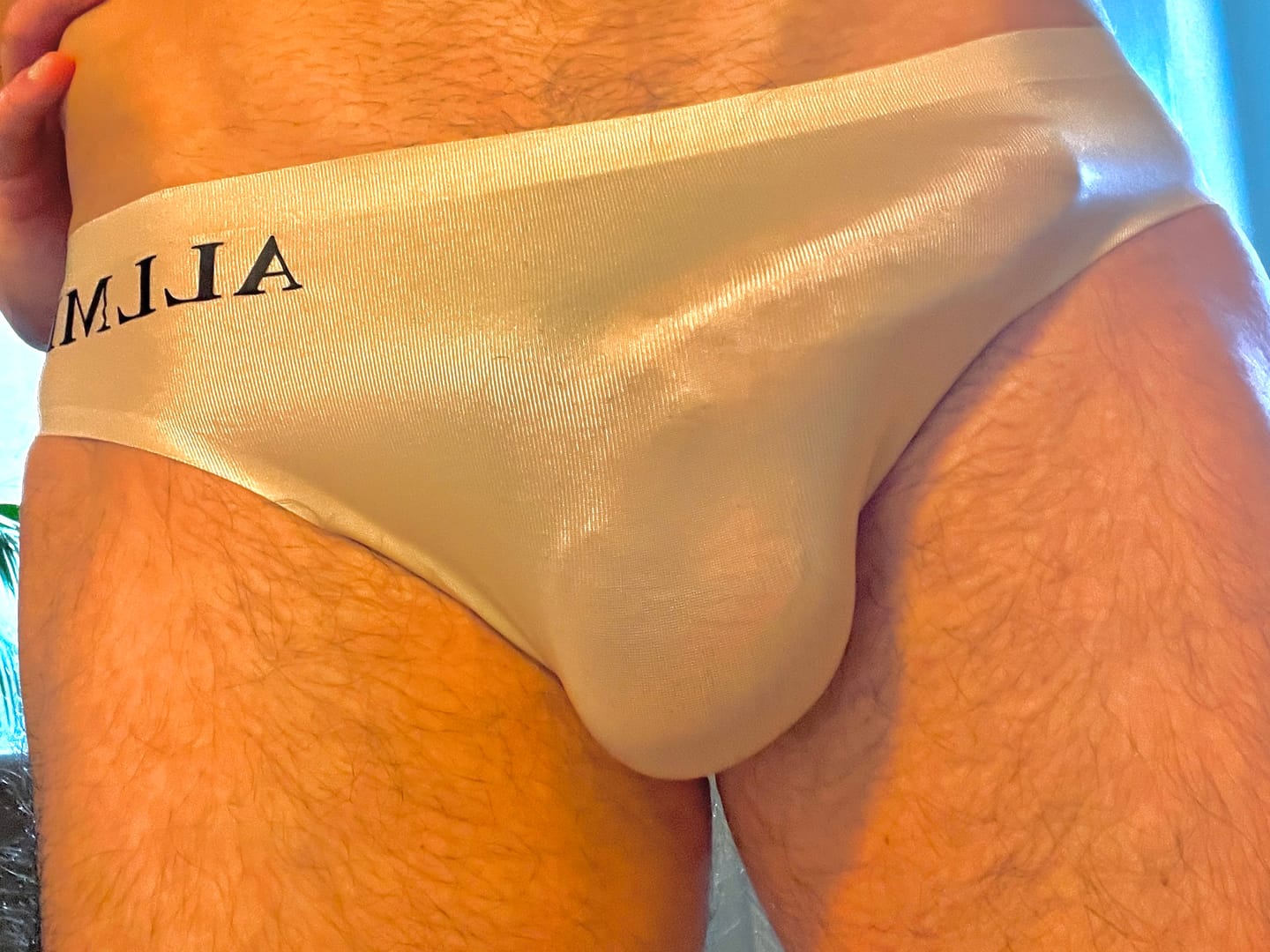 Customer photo review of 3 Pack ALLMIX Men's Sport Seamless Support Briefs