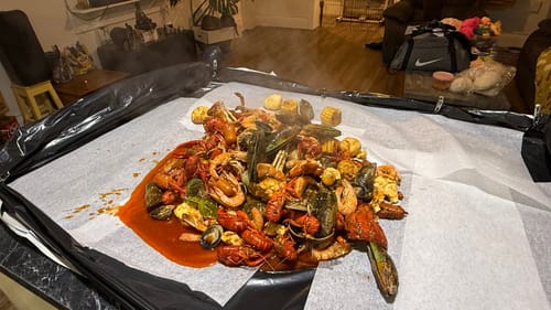 Customer photo review of Seafood Boil-up Bundle