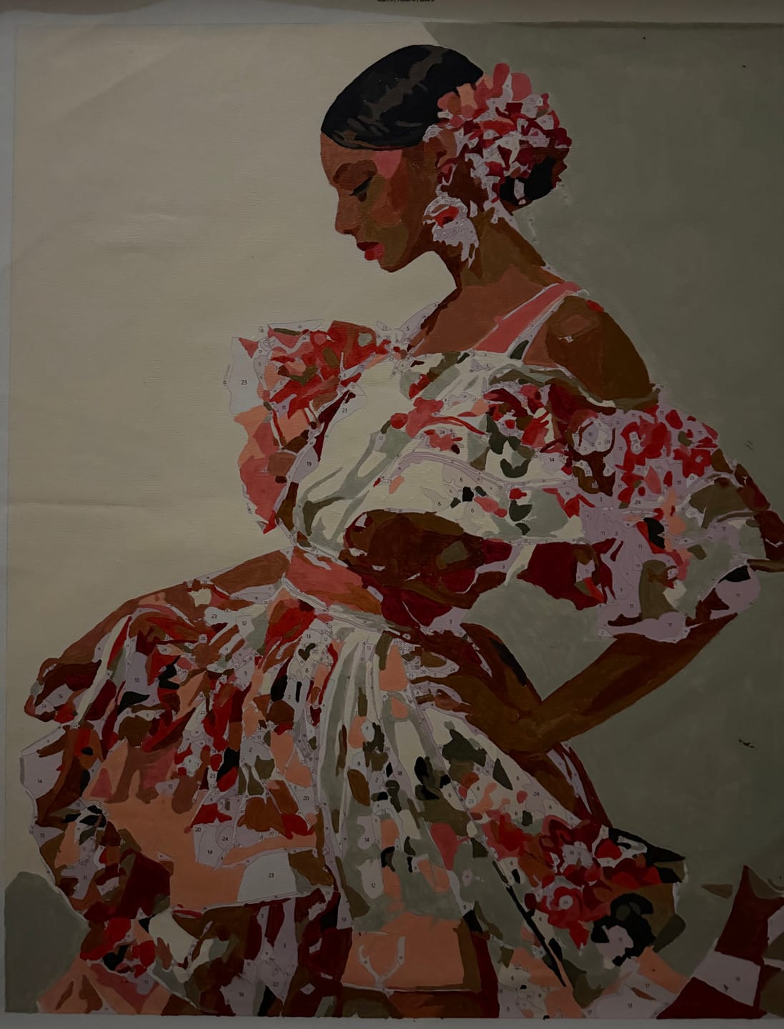 Customer photo review of Senorita | Paint by Number