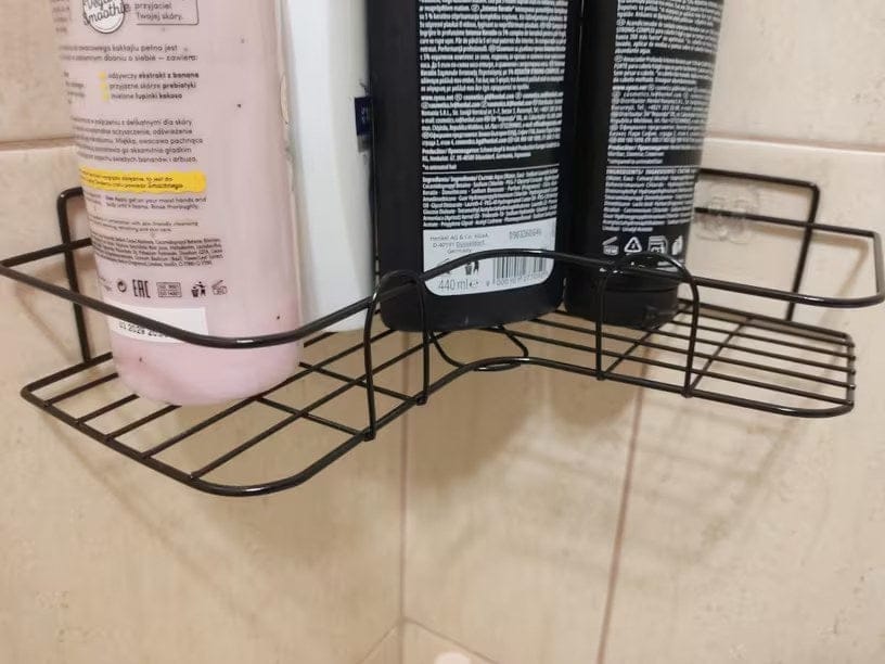 Customer photo review of EckoShelf | Duschablage Ecke ohne Bohren