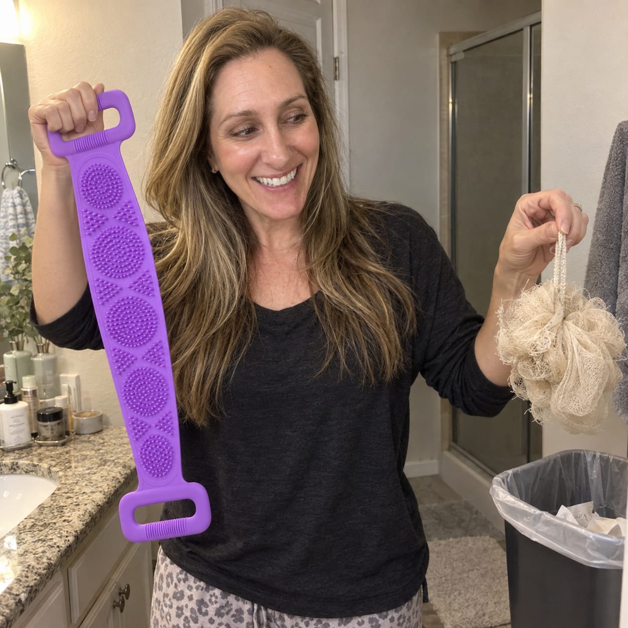 Customer photo review of Silicone Back Scrubber