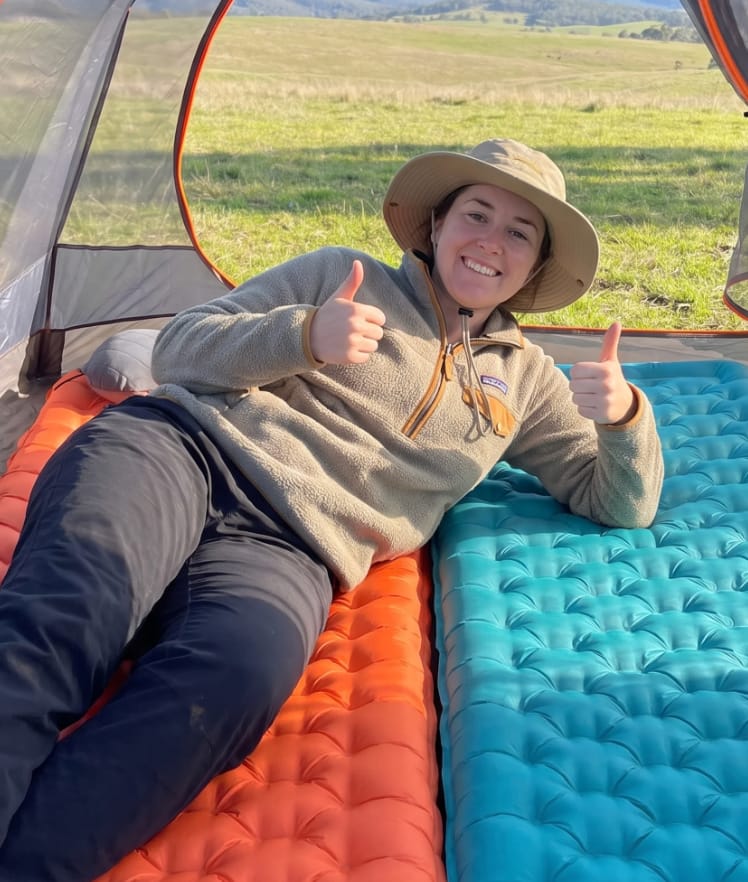 Customer photo review of Double Helix Sleeping Pad