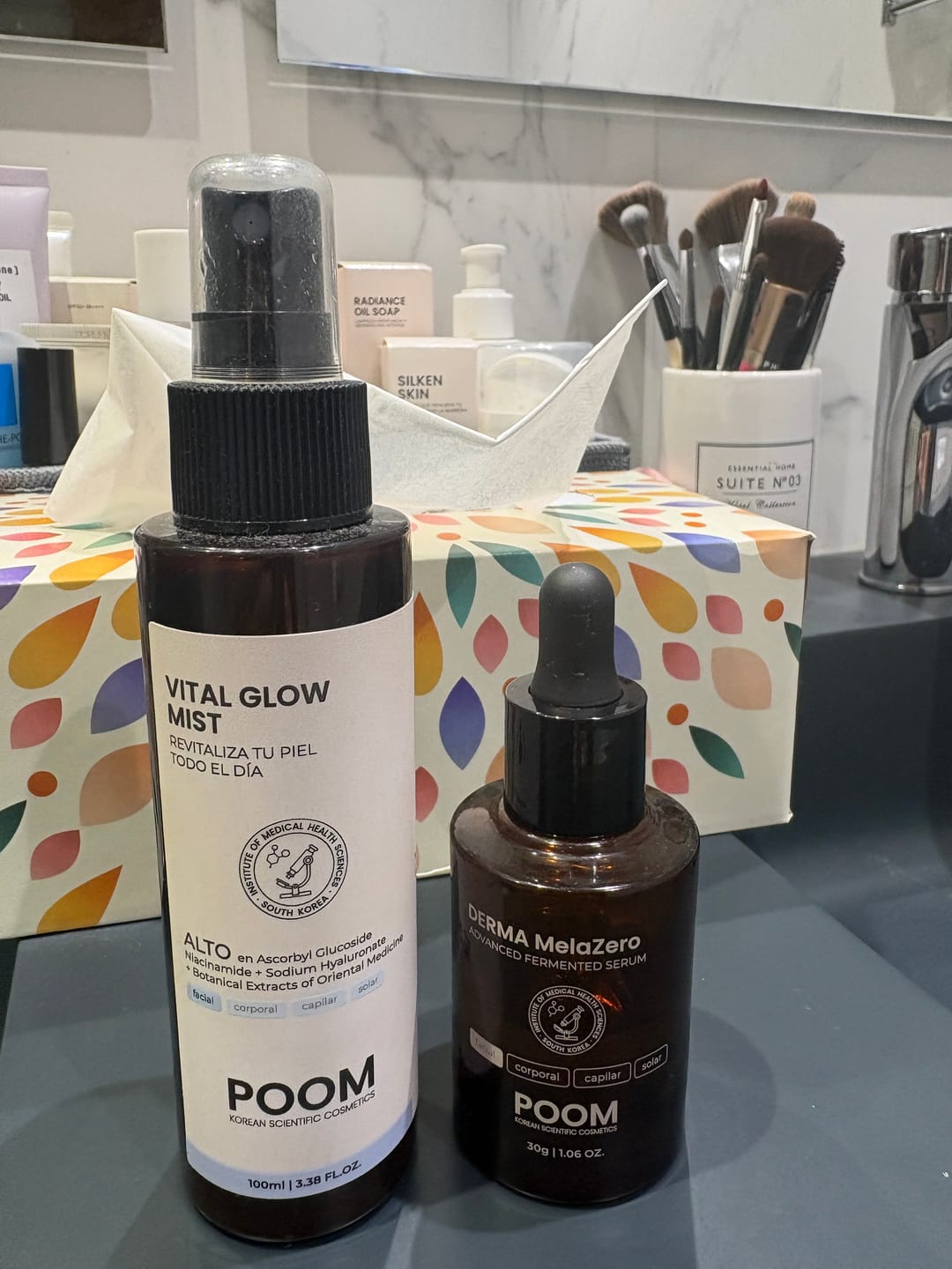 Customer photo review of Vital Glow Mist de Vitamina C