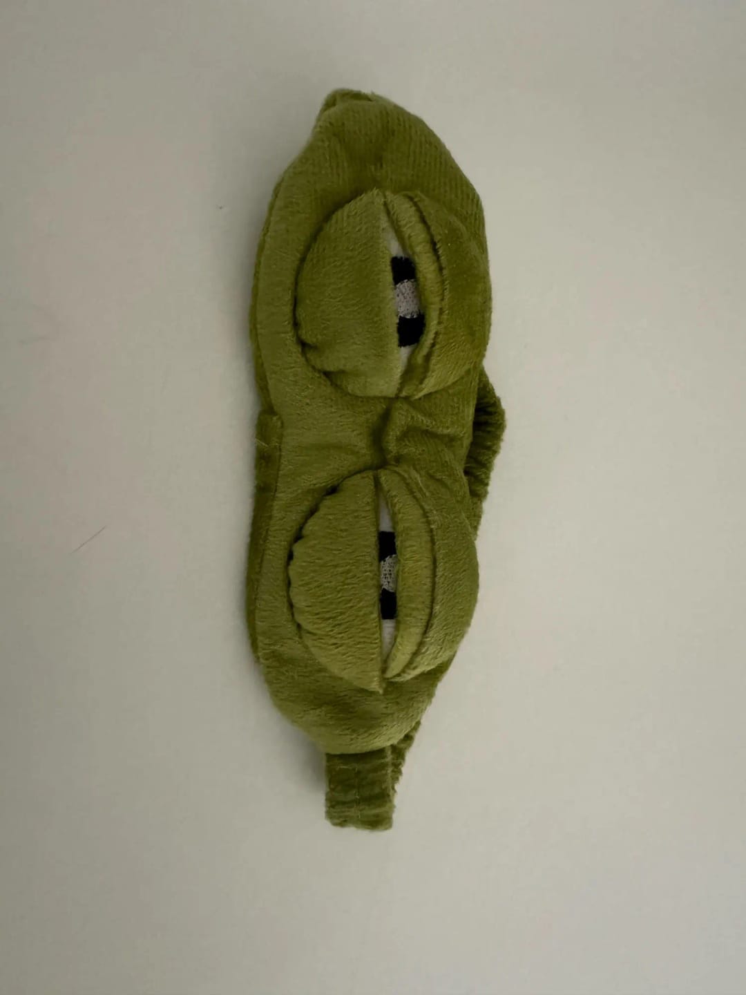 Customer photo review of Froggy's Ribbit Sleep Mask
