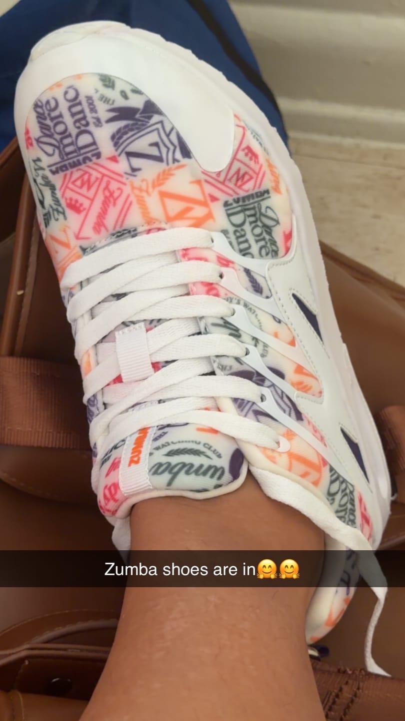 Customer photo review of Zumba Printed Air Lo