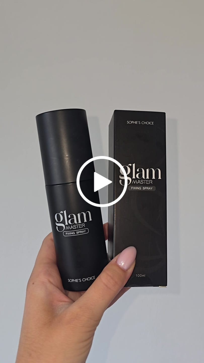 Customer video review of GLAM MASTER fiksator šminke