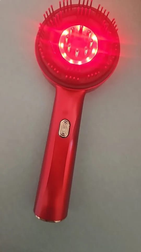Customer photo review of Estimulador de cabello con luz roja